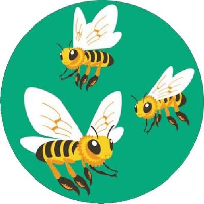 つくし工房 つくし たのし~る[こんちゅう2]はち KS-132 1枚 184-8081（直送品）