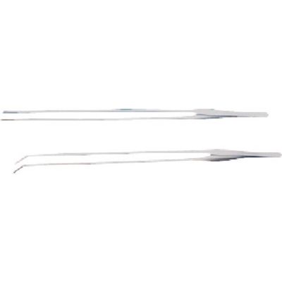 東京硝子器械 TGK ロングピンセット 先端曲 SUS304 528-25-25-32 1本 185-9282（直送品）