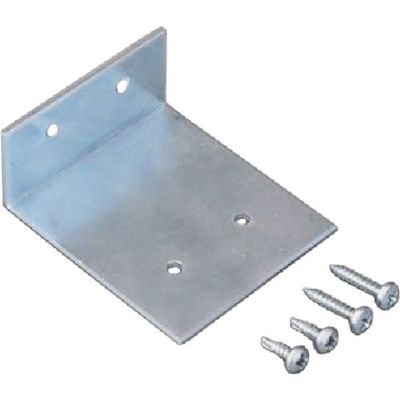 つくし工房 つくし 仮囲い用看板取付金具L型 ビス止めタイプ 9015 1個 184-7934（直送品）