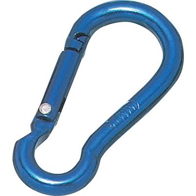 水本機械製作所 水本 アルミスナップフック(ブルー) 線径8mm A-680 1個 317-9197（直送品）
