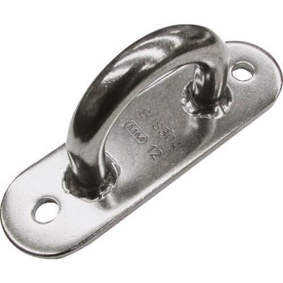 水本機械製作所 水本 ステンレス パッドアイ 35mm×120mm PD-12 1個 154-2195（直送品）