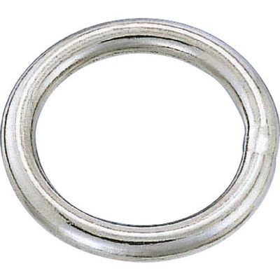 水本機械製作所 水本 ステンレス 丸リンク 線径10mm内径50mm A-008 1個 113-3037（直送品）