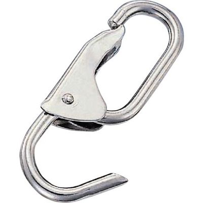 水本機械製作所 水本 スナップフックWD型 線径5mm長さ80mm A-104 1個 316-5025（直送品）