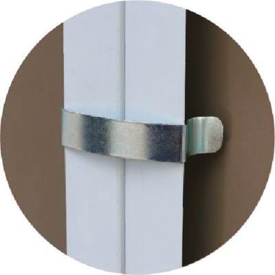 つくし工房 つくし スチール製フラット掲示板専用連結金具 9004 1個 184-9475（直送品）