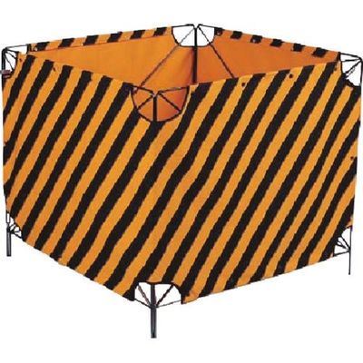 つくし工房 つくし 【キタムラ産業製品】マンホール屏風 布製 3面型折たたみ式 5273 1台 184-6387（直送品）