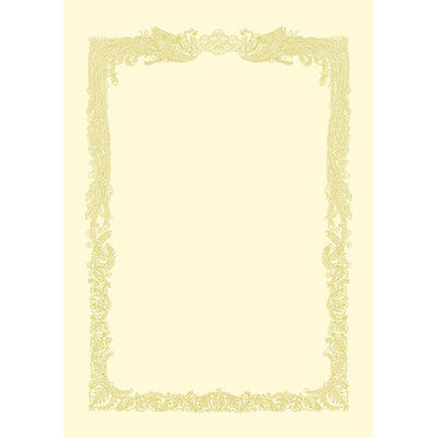 タカ印 賞状用紙 A4 横書 100枚 10-1168（直送品）