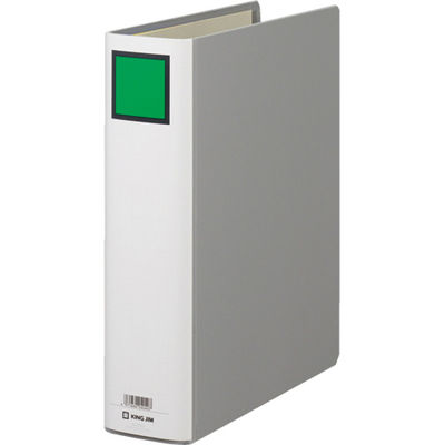 キングジム キングファイルG A4S 60mm 灰 10冊 976N（10）（直送品）