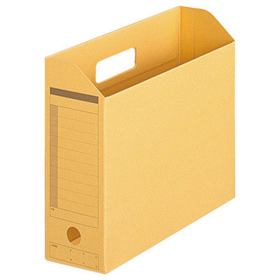 プラス ボックスファイル A4E 黄 10個 FL-051BF YL（直送品）