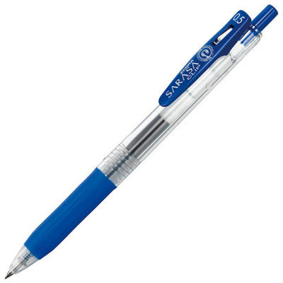 ゼブラ ボールペン サラサクリップ 0.5mm 青 10本 JJ15-BL-10（直送品）