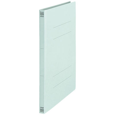 プラス フラットファイルWとじ具 ブルー10冊 No.025D（直送品）