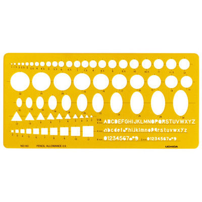 内田洋行 テンプレート組合せ定規 1-843-0140（直送品）