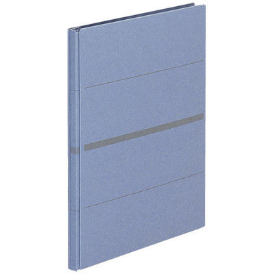 プラス 背幅伸縮フラット セノバス FL-021SS 青 BL 1セット(1冊×3)（直送品）