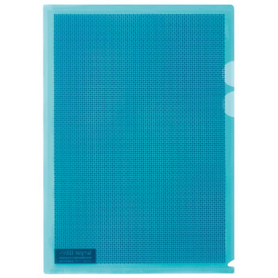 プラス カモフラージュホルダー 薄青 FL-127CH-5P 1セット(15冊:5冊×3パック)（直送品）