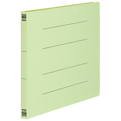 プラス PPフラットファイルA4E GR 10冊 No.122P（直送品）