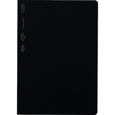 ニトムズ STALOGY 1/2イヤーノート A5ブラック S4108 1冊 828-1131（直送品）