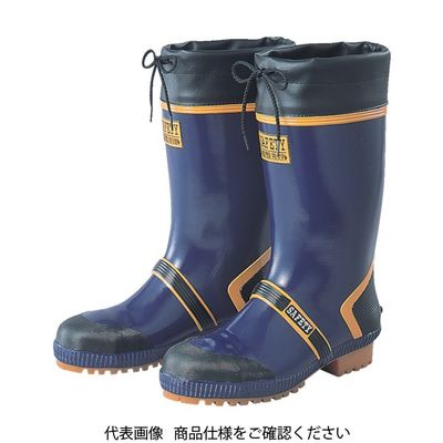 福山ゴム工業 福山ゴム 長靴 ジョルディックセフティーDX(先芯入り) ネイビー 29.0 SCDX-29.0 1足 836-5149（直送品）