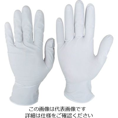 宇都宮製作 シンガー ニトリルディスポNo.100白粉付SS (100枚入) NBR0550PW-WBSS 1箱(100枚)（直送品）