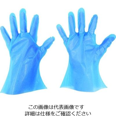 東京パック マイジャストニトポリグローブ 3S ブルー NP-3S 1袋(200枚) 836-3699（直送品）