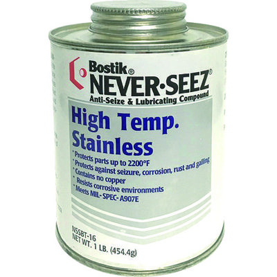 BOSTIK ネバーシーズ 焼付防止潤滑剤 ネバーシー高温ステンレスグレード 454g 銀灰 NSSBT-16 1缶 820-2917（直送品）