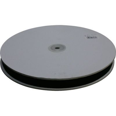 ユタカメイク 平ベルトアクリルカラー 20mm×25m ブラック PAA-312 1巻 829-1160（直送品）