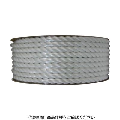 ユタカメイク ビニロンロープドラム巻 24mm×50m PRV-24 1巻 829-1186（直送品）