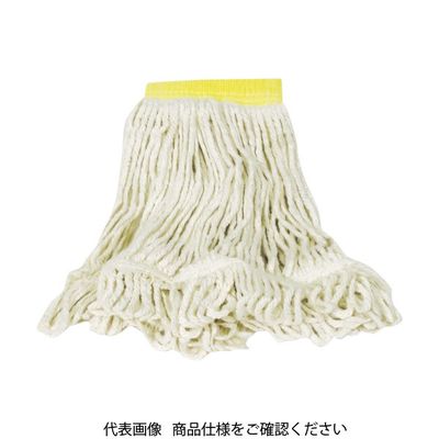 ニューウェルブランズ・ジャパン ラバーメイド クリーニングモップスーパースティッチ・ブレンド Mサイズ ホワイト RMD25206WT 1個（直送品）