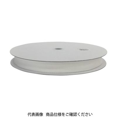 ユタカメイク 平ベルトアクリルカラー 25mm×25m ホワイト PAD-301 1巻 829-1172（直送品）
