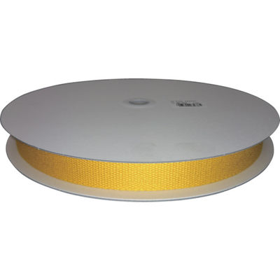 ユタカメイク 平ベルトアクリルカラー 25mm×25m イエロー PAD-302 1巻 837-1245（直送品）