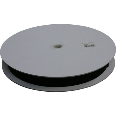 ユタカメイク 平ベルトアクリルカラー 30mm×25m ブラック PAB-312 1巻 829-1168（直送品）