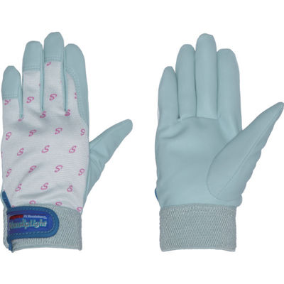 ペンギンエースジャパン ペンギンエース 合皮手袋 ノンスリップライト ライトグレー S PA-8151 1双 855-3029（直送品）