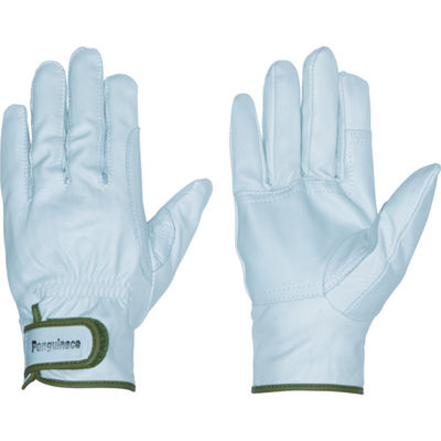 ペンギンエース 牛本革手袋(袖口マジックタイプ) 国産クレストレインジャー・アテツキ フリーサイズ TH-552 1双（直送品）