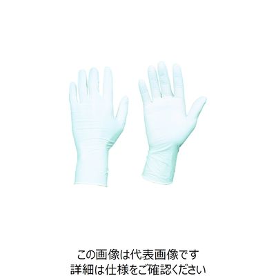 トラスコ中山 TRUSCO 使い捨てニトリル手袋TGエアー 0.06 粉無白L 100枚 TGNN06WL 1箱(100枚)（直送品）