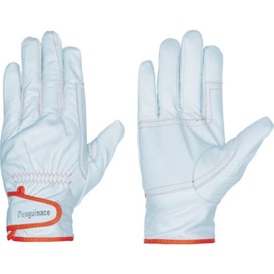 ペンギンエースジャパン ペンギンエース 国産牛本革手袋 レインジャー・アテツキ(オレンジ・フリーサイズ) TH-501 1双（直送品）