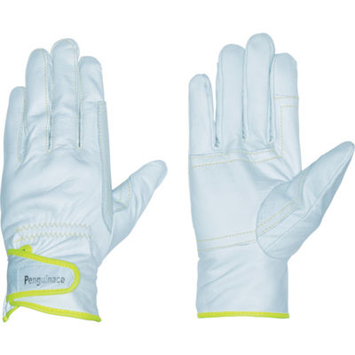 ペンギンエースジャパン ペンギンエース 国産牛本革手袋 レインジャー・アテツキ(イエロー・フリーサイズ) TH-502 1双（直送品）