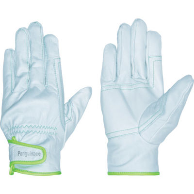 ペンギンエースジャパン ペンギンエース 国産牛本革手袋 レインジャー・アテツキ(グリーン・Mサイズ) TH-503-M 1双（直送品）
