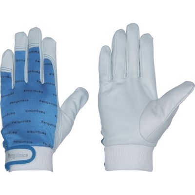 ペンギンエースジャパン ペンギンエース 国産牛本革手袋 エレカー (ブルー・フリーサイズ) TH-529 1双 855-2957（直送品）