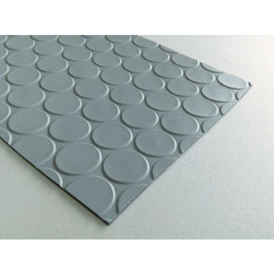 日大工業 ワニ印 塩ビ養生マット コイン グレー 1.3mm厚×920mm×20m巻 003025 1巻(1本) 835-7456（直送品）