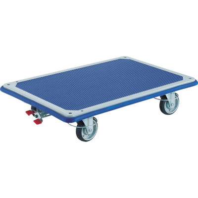 トラスコ中山 TRUSCO プレス製台車 ドンキーカート 平台車 4輪自在リングストッパー付 均等荷重300kg 315NJRS-4 1台（直送品）