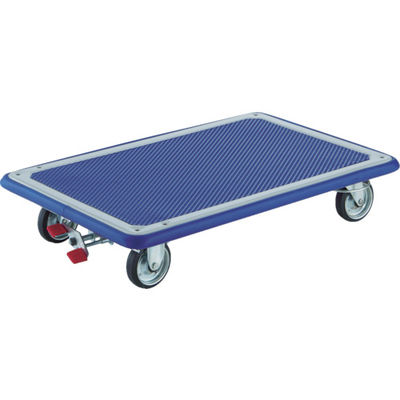 トラスコ中山 TRUSCO プレス製台車 ドンキーカート 平台車 自在2輪固定2輪リングストッパー付 115NJKRS-4 1台（直送品）