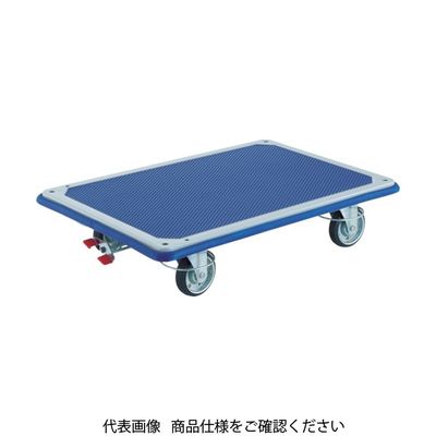 トラスコ中山 TRUSCO プレス製台車 ドンキーカート 平台車 4輪自在リングストッパー付 均等荷重150kg 115NJRS-4 1台（直送品）