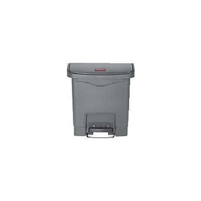 ニューウェルブランズ・ジャパン ラバーメイド スリムジムステップオンコンテナ フロントステップ15.1L グレイ 1883599 1個（直送品）