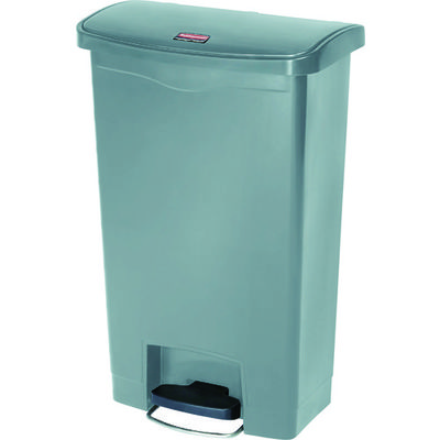 ニューウェルブランズ・ジャパン ラバーメイド スリムジムステップオンコンテナ フロントステップ49.2L グレイ 1883602 1個（直送品）