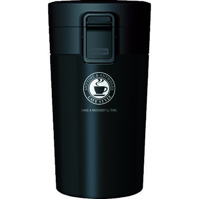 アスベル 真空断熱携帯タンブラー TL290 ブラック 325045 1個 861-0230（直送品）