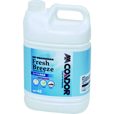 山崎産業 コンドル 消臭剤 フレッシュブリーズ 4L CH710-004X-MB 1個 835-3578（直送品）
