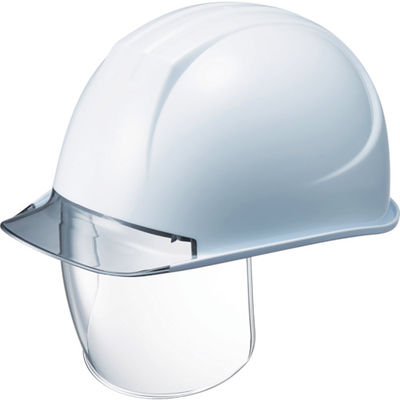 タニザワ 特大型ヘルメット ST#161VL2ーSDC(EPAーL) シールド面付 溝付 透明ひさし付 161VL2-SDC-V2-W3-J（直送品）