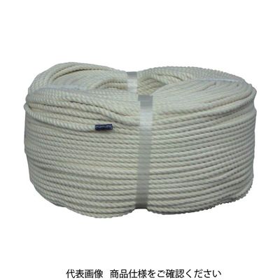 ユタカメイク ロープ 綿ロープ巻物 5φ×200m C5-200 1巻 829-1208（直送品）