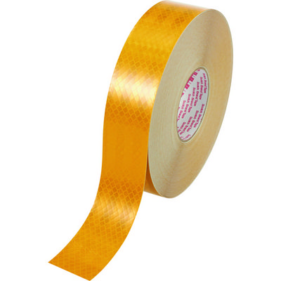 スリーエム ジャパン 3M フレキシブルプリズム反射シート 50mm×45.7m 黄色 3311FP50X45.7 1巻 829-3635（直送品）
