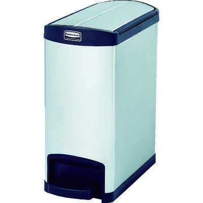 ニューウェルブランズ・ジャパン ラバーメイド スリムジム ステップオンコンテナ エンドステップ ステンレス 1901986 1個 836-2789（直送品）