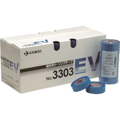 カモ井加工紙 カモ井 マスキングテープ(躯体シーリング用)7巻入り 3303EV JAN18 1パック(7巻) 836-5161（直送品）