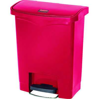 ニューウェルブランズ・ジャパン ラバーメイド スリムジムステップオンコンテナ フロントステップ30.3L レッド 1883564 1個（直送品）